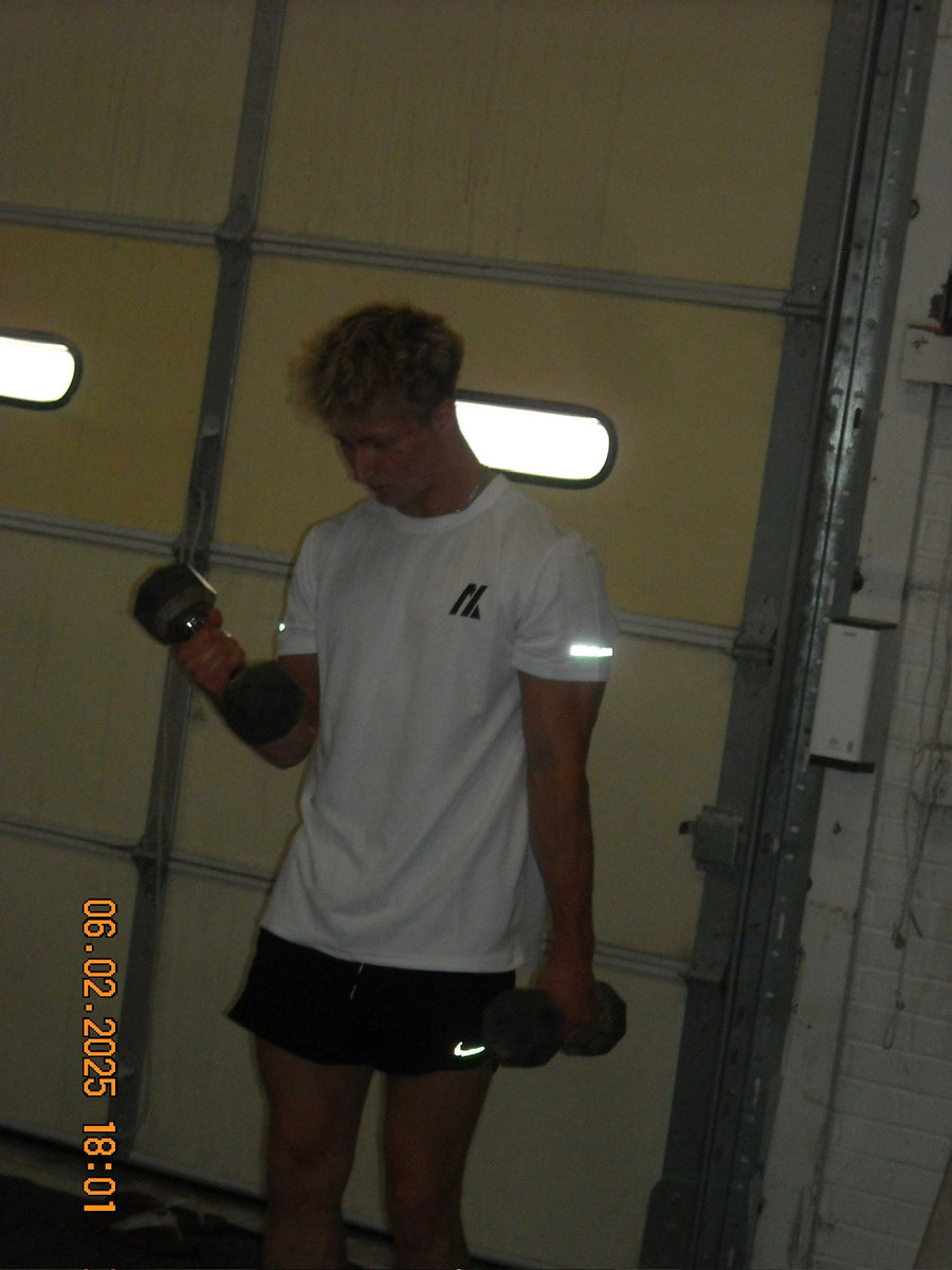 Adam Lakomey, D1 Michigan gymnast, training in Locked In Athletics gym wear